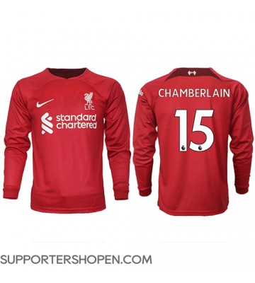 Liverpool Chamberlain #15 Hemma Matchtröja 2022-23 Långärmad